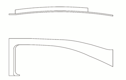 Cessna 182 window molding skylane RH 31-P0715032-10-21B. Premier Aviations